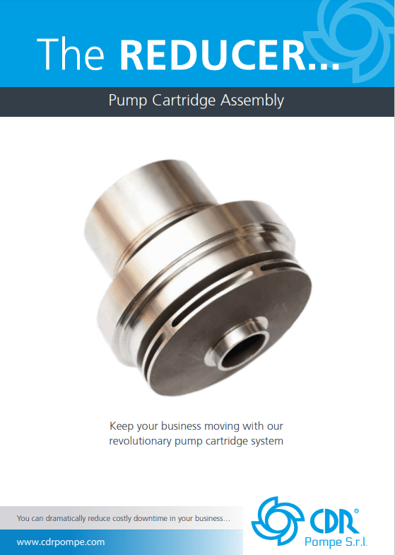 CDR. Pump Cartridge Assembly